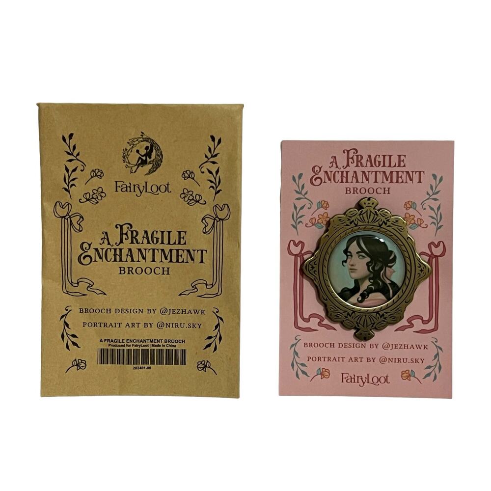FairyLoot A Fragile Enchantment Brooch - January 2024 "Regency and Scandal"
